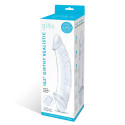 Двухголовый стимулятор с рельефом 10,5in GIRTHY REALISTIC GLASS DOUBLE DONG