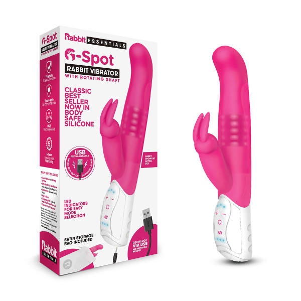 Кролик-вибратор для точки G-SPOT RABBIT розовый