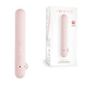 Силиконовый мини-вибратор класса люкс le WAND Baton розовое золото