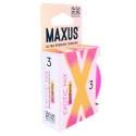 Презервативы цветные и ароматизированные MAXUS Exotic Mix №3 в железном кейсе - 1 уп (3 шт)