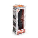Тонкий анальный массажер 7" Slim Anal Realistic Vibrator черный