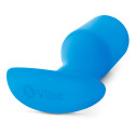 Профессиональная пробка для ношения B-vibe Snug Plug 5 синяя
