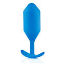 Профессиональная пробка для ношения B-vibe Snug Plug 5 синяя