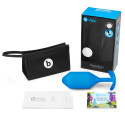 Профессиональная пробка для ношения B-vibe Snug Plug 5 синяя