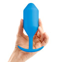 Профессиональная пробка для ношения B-vibe Snug Plug 5 синяя