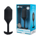 Профессиональная пробка для ношения с вибрацией черная B-Vibe Vibrating Snug Plug 4