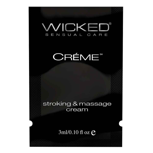 Срок до 01.10.2027 Крем для мастурбации WICKED CREME на масляной основе 3 ml