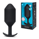 Профессиональная пробка для ношения B-vibe Snug Plug 7 черная