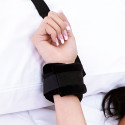 Фиксирующие черные ремни для пар Bondage Bed Strap