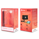 Профессиональная пробка для ношения с вибрацией оранжевая b-Vibe Vibrating Snug Plug 1