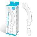 Анально-вагинальный фаллоимитатор 12,5 in Girthy Double Sided Dong With Anal Bead Grip Handle