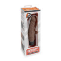 Классический массажер 6.5" Girthy Realistic Vibrator шоколад