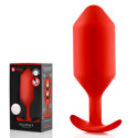 Профессиональная пробка для ношения B-vibe Snug Plug 6 красная