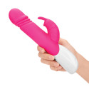 Кролик-вибратор с толкающей головкой THRUSTING RABBIT розовый