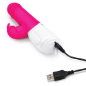 Кролик-вибратор с толкающей головкой THRUSTING RABBIT розовый