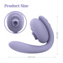 Сиреневый вакуумный стимулятор клитора и G-точки OG Flow Bean Vibrator