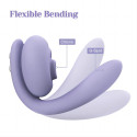 Сиреневый вакуумный стимулятор клитора и G-точки OG Flow Bean Vibrator