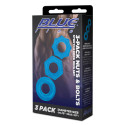 Комплект из трех колец для эрекции 3-Pack Nuts & Bolts Stretch Cock Ring Set