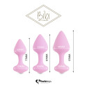 Набор анальных плагов Bibi Butt Plug Set розовый
