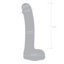 Реалистичной формы дилдо с мошонкой CURVED G-SPOT
