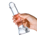 Реалистичной формы дилдо с мошонкой CURVED G-SPOT
