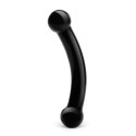Черный стимулятор простаты из стекла BULL BLACK DILDO