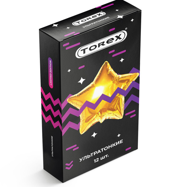 Презервативы TOREX PARTY ультратонкие - 1 уп (12 шт)