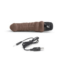 Небольшой массажер 6" Realistic Vibrator шоколад