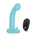 Универсальный страпон с дистанционным управлением 6in Remote Control Ripple P-Spot G-Spot бирюзовый