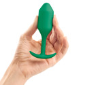 Профессиональная пробка для ношения B-vibe Snug Plug 2 зеленая