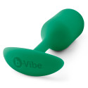 Профессиональная пробка для ношения B-vibe Snug Plug 2 зеленая