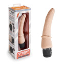 Тонкий анальный массажер 7" Slim Anal Realistic Vibrator телесый