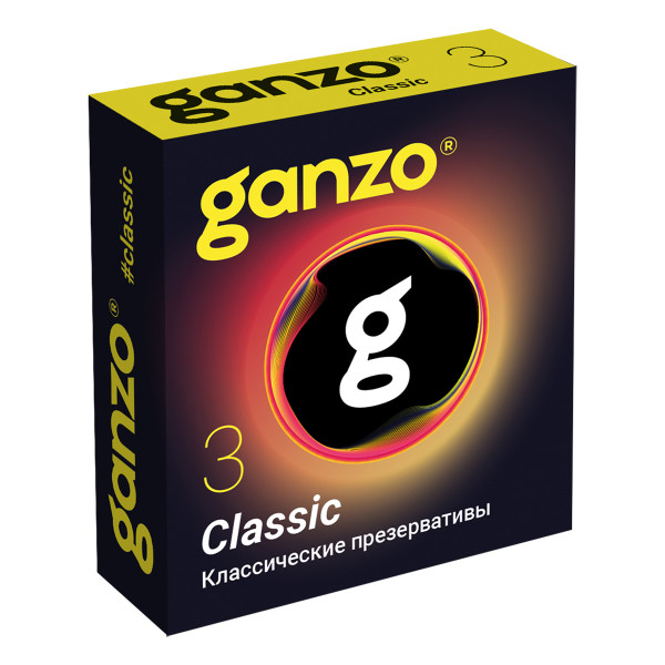 Презервативы GANZO Classic №3 классические - 1 уп (3 шт)