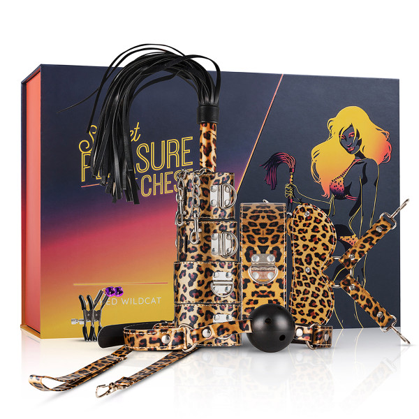 Набор постельных удовольствий Secret Pleasure Chest леопард