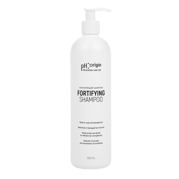 Укрепляющий шампунь с кератином pH Origin Fortifying Shampoo 500 мл
