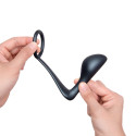 Анальный плаг с кольцом для простаты RINGER COCK RING & PLUG