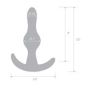 Анальный стимулятор 3,5in Tear Drop Butt Plug