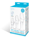 Набор из трех стеклянных стимуляторов Helmet Head Glass Anal Training Kit