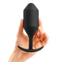 Профессиональная пробка для ношения B-vibe Snug Plug 5 черная