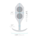 Профессиональная пробка для ношения B-vibe Snug Plug 5 черная