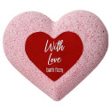 Шипучая соль для ванн With Love с ароматом розы 130 г