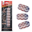 Набор лаковых полосок для ногтей Блестящий градиент NAIL FOIL 