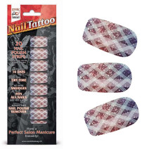 Набор лаковых полосок для ногтей Блестящий градиент NAIL FOIL 