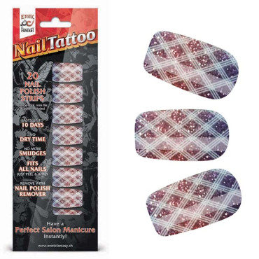 Набор лаковых полосок для ногтей Блестящий градиент NAIL FOIL 