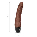 Универсальный вибромассажер цвет шоколад 7" Realistic Vibrator