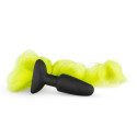 Силиконовый плаг с желтым хвостом Butt Plug With Tail 