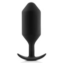 Профессиональная пробка для ношения B-vibe Snug Plug 6 черная