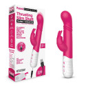 Небольшой тонкий розовый массажер для G-точки SLIM SHAFT THRUSTING G-SPOT RABBIT