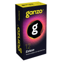 Презервативы GANZO Extase №12 точечные, ребристые, анатомической формы - 1 уп (12 шт)