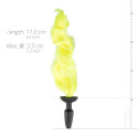Силиконовый плаг с желтым хвостом Butt Plug With Tail 